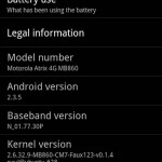 Motorola ATRIX 4G MB860 will be Getting CyanogenMod 7