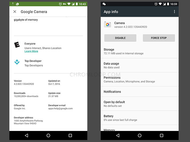 update google camera 4.2 new build
